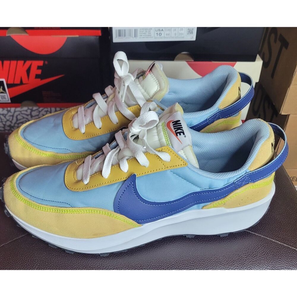 Nike Waffle Debut DH9522-400 Boarder Blue Sanded Gold Men's 10.5 Worn Once